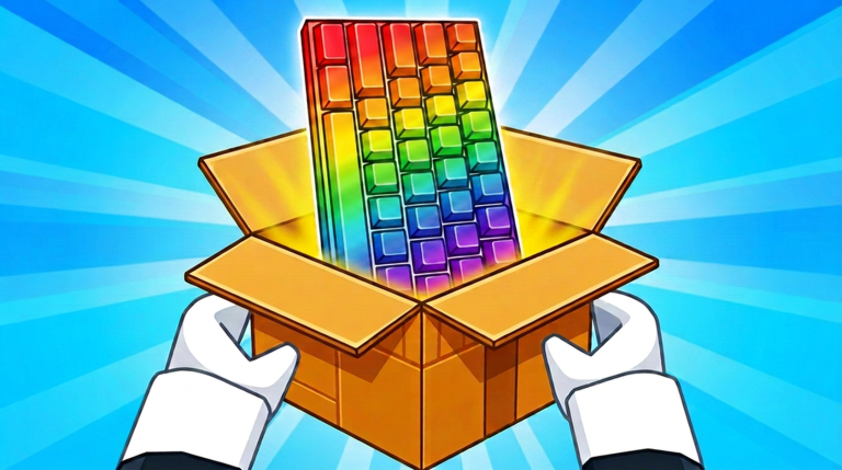 Unbox a Keyboard official Roblox cover art